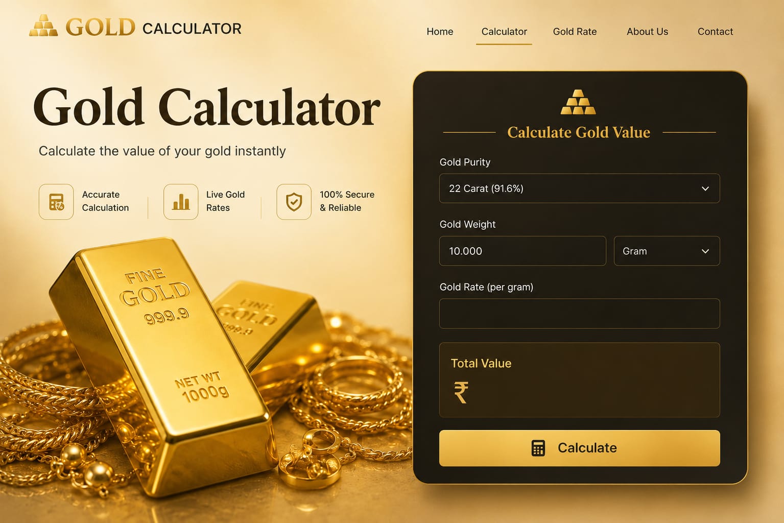 Term & Condition - Gold Calculator