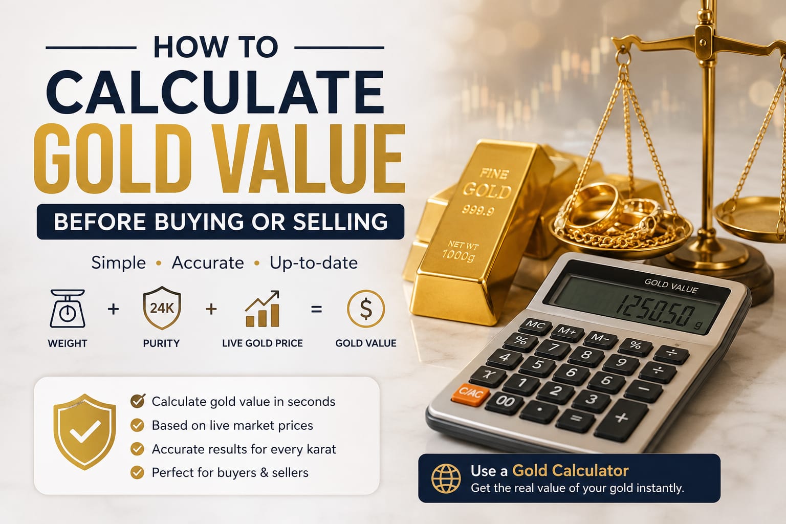 how to calculate gold value