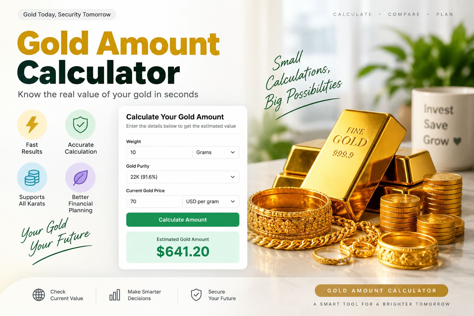 Gold Amount Calculator