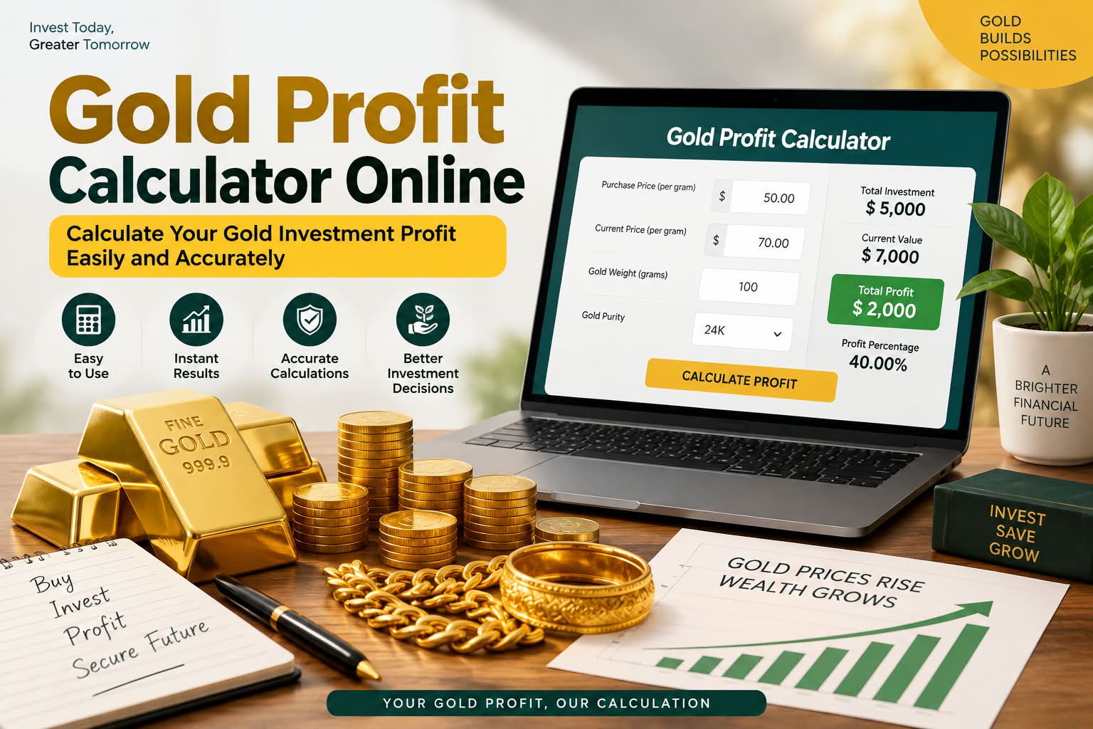 Gold Profit Calculator Online