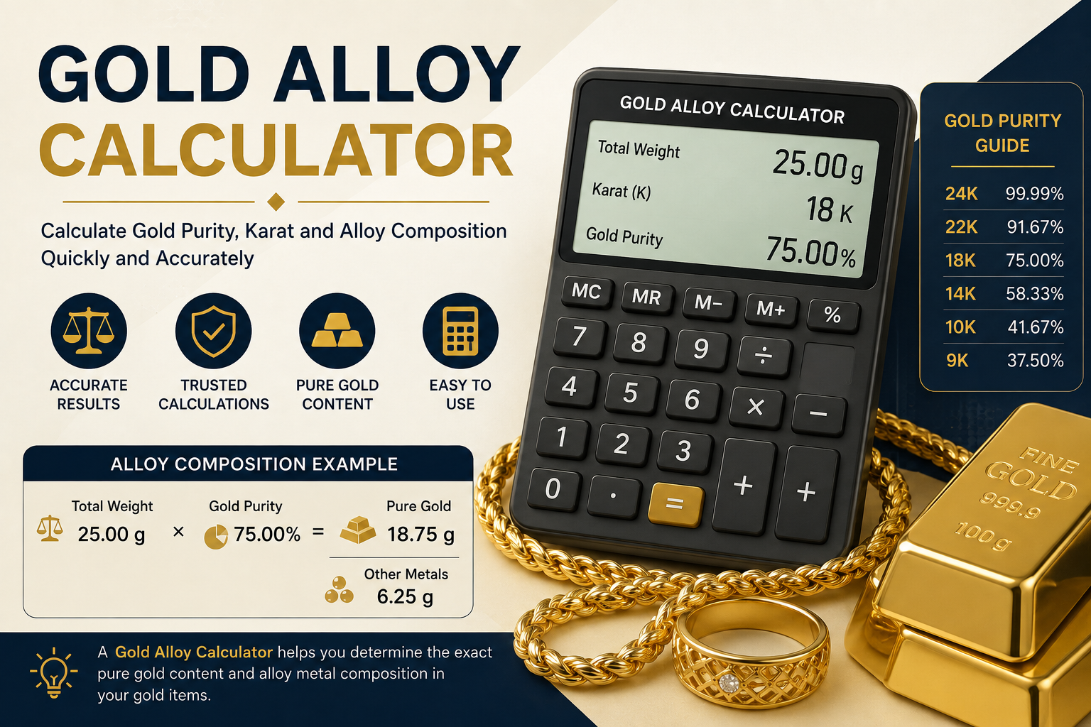 Gold Alloy Calculator
